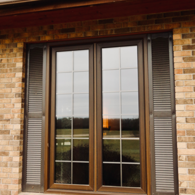 P.H. Tech Stained Wood-Look PVC Exteriors with Grilles