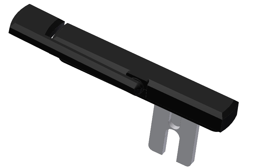 Evolution/Contemporary Casement Locking Handle Multi-point Black-image